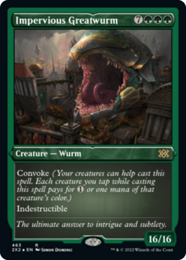 Impervious Greatwurm (Etched)