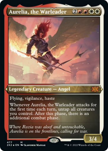 Aurelia, the Warleader (Etched)
