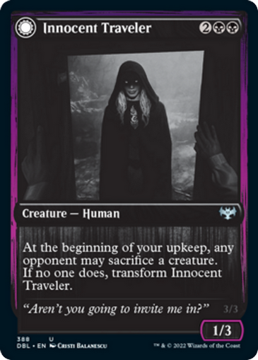 Innocent Traveler // Malicious Invader