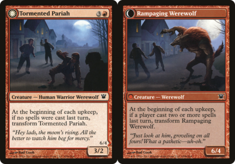 Tormented Pariah // Rampaging Werewolf