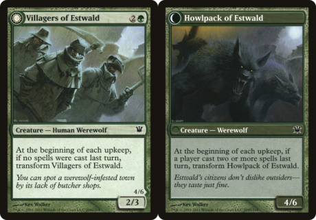 Villagers of Estwald // Howlpack of Estwald