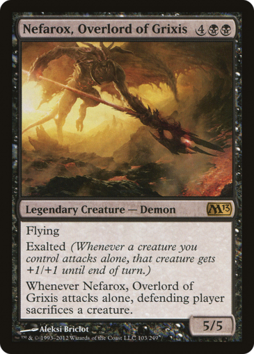 Nefarox, Overlord of Grixis