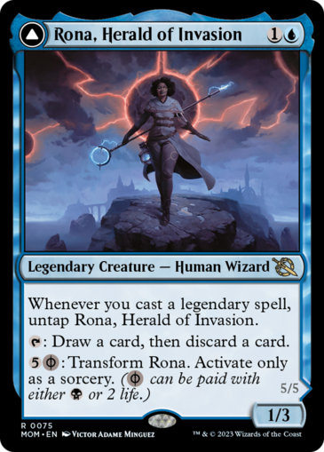 Rona, Herald of Invasion // Rona, Tolarian Obliterator