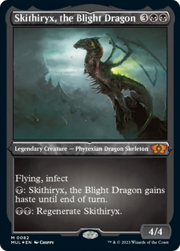 Skithiryx, the Blight Dragon (Etched)