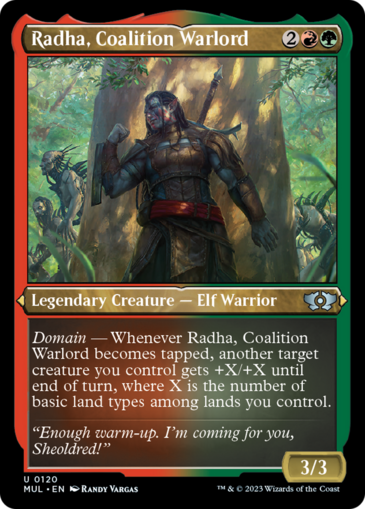 Radha, Coalition Warlord (Etched)