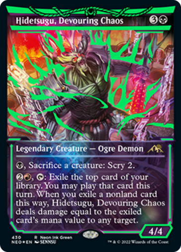Hidetsugu, Devouring Chaos V4 (GREEN NEON INK)