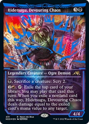 Hidetsugu, Devouring Chaos V5 (BLUE NEON INK)