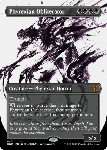 Phyrexian Obliterator V3 (Step-and-compleat foil)