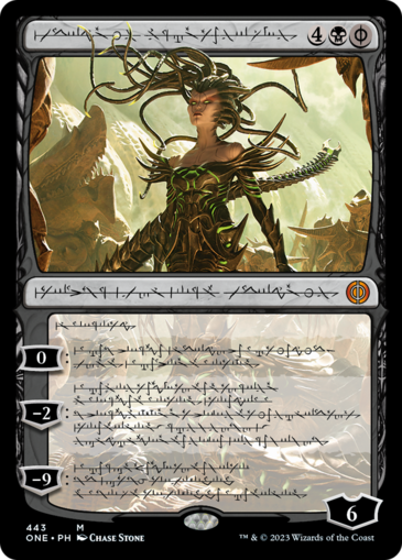 Vraska, Betrayal's Sting V5 (Step-and-compleat foil)