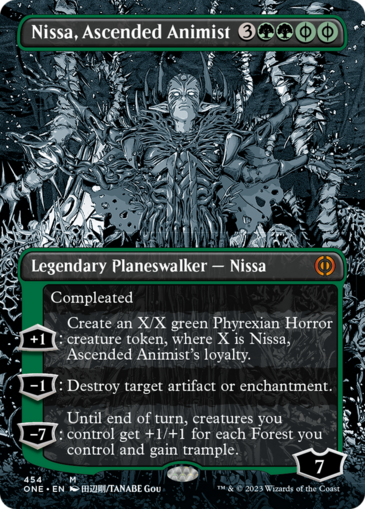 Nissa, Ascended Animist V5 (Step-and-compleat foil)