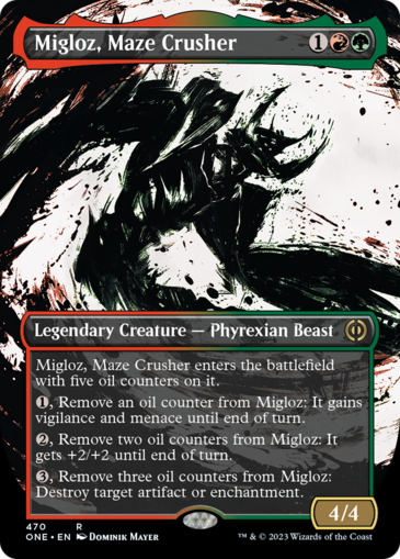 Migloz, Maze Crusher V2 (Step-and-compleat foil)