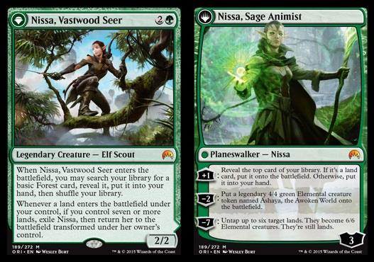 Nissa, Vastwood Seer / Nissa, Sage Animist