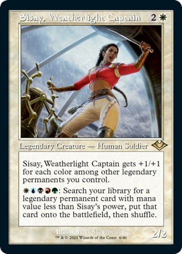 Sisay, Weatherlight Captain V1