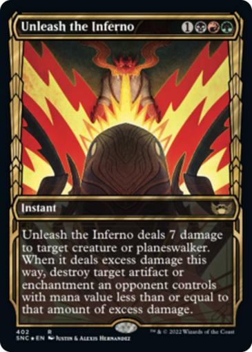 Unleash the Inferno V2 (Gilded Foil)
