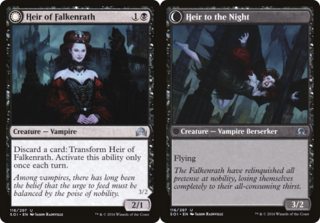 Heir of Falkenrath // Heir to the Night