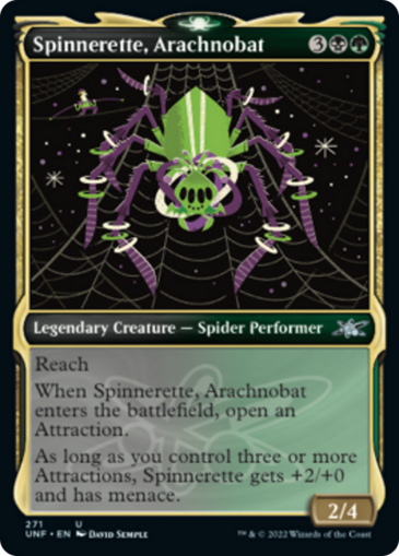 Spinnerette, Arachnobat V1 (Showcase)