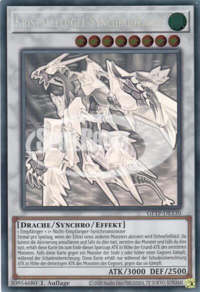 Crystal Wing Synchro Dragon (Ghost Rare)