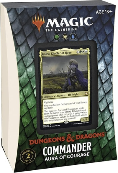 Dungeons & Dragons: Abenteuer in den Forgotten Realms Commander Deck: Aura des Mutes (DE)