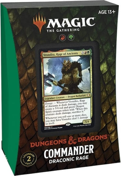 Dungeons & Dragons: Abenteuer in den Forgotten Realms Commander Deck: Zorn der Drachen (DE)