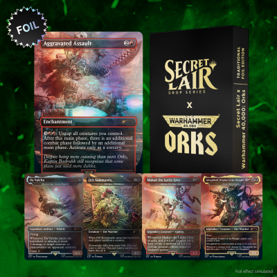 Secret Lair Drop Series: Secret Lair x Warhammer 40,000: Orks - Foil (ENG)