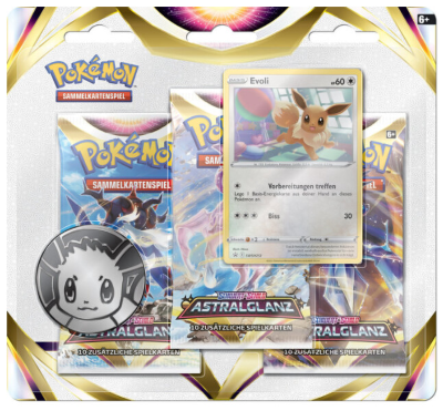 Astralglanz Blister Booster 3er-Pack Evoli (DE)
