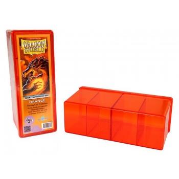 Dragon Shield 4-Compartment Box Orange