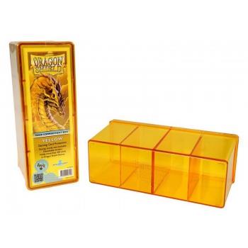 Dragon Shield 4-Compartment Box Yellow