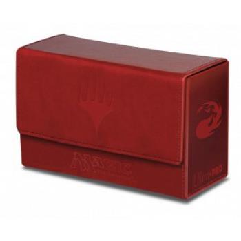 Ultra Pro Red Mana Dual Flip Box