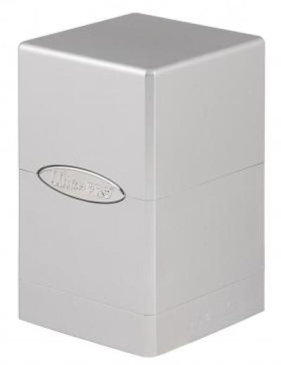 Ultra Pro Satin Tower Deck Box 100+ Metallic Silver