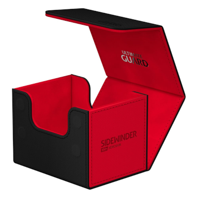 Ultimate Guard SideWinder XenoSkin SYNERGY Deck Case 100+ Schwarz/Rot