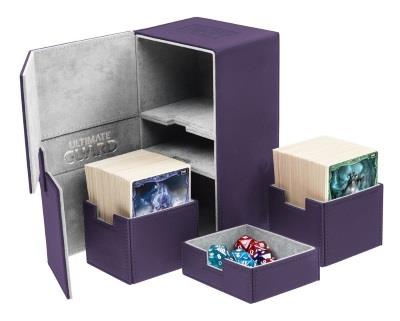 Ultimate Guard Twin Flip'n'Tray XenoSkin Deck Case 200+ Purple