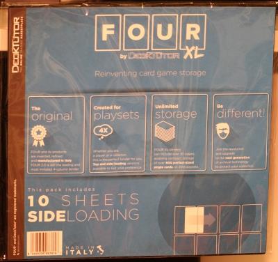 FOUR Playset XL Binder Sheets (10)