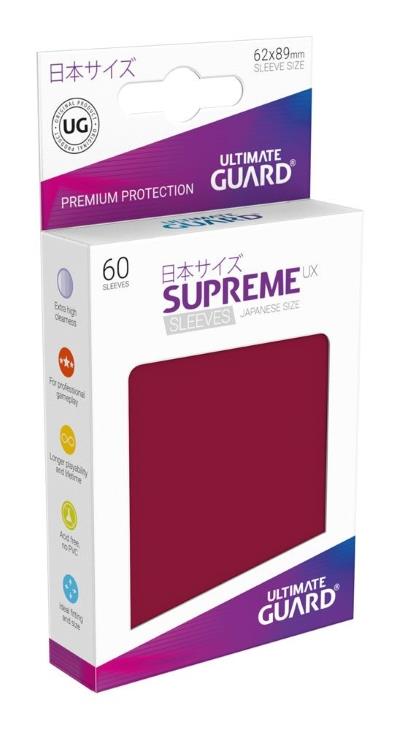 Ultimate Guard Supreme UX Sleeves Small Red (60)