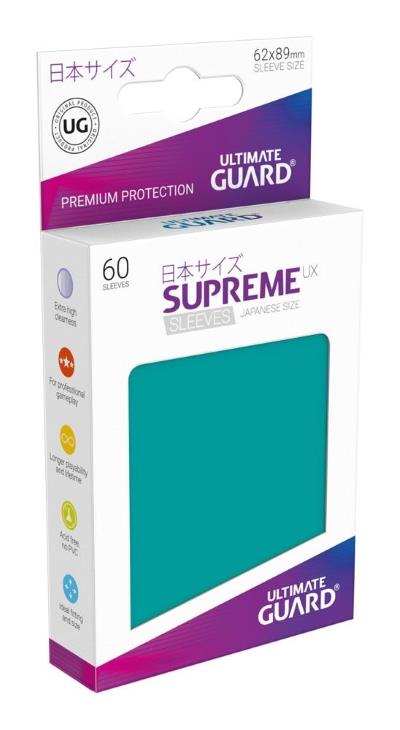 Ultimate Guard Supreme UX Sleeves Small Petrol (60)