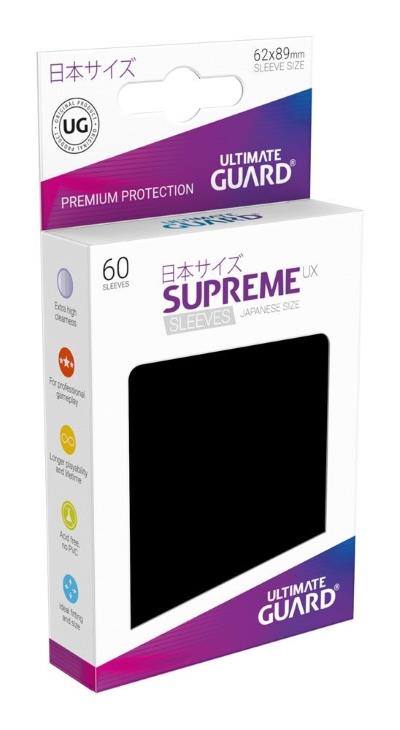 Ultimate Guard Supreme UX Sleeves Small Black (60)