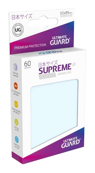 Ultimate Guard Supreme UX Sleeves Small Clear (60)