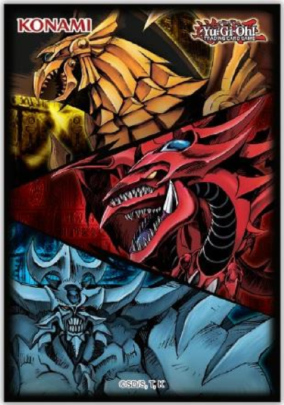 Yu-Gi-Oh! Card Sleeves Slifer, Obelisk, & Ra (50)