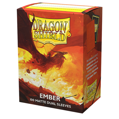 Dragon Shield Dual Matte Sleeves - Ember (Orange) (100)
