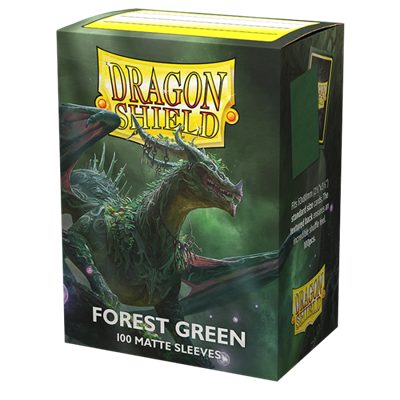 Dragon Shield Matte Sleeves Forest Green (100)