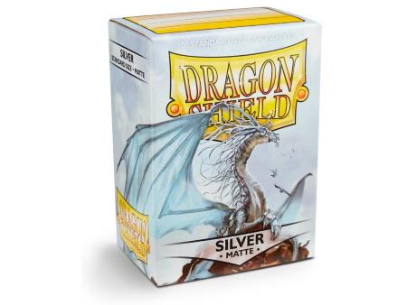 Dragon Shield Matte Sleeves Silver (100)
