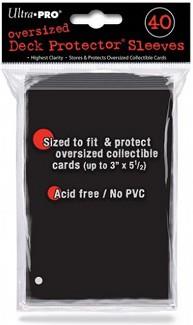 Ultra Pro Oversized Deck Protector Black (40)