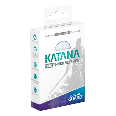 Ultimate Guard Katana Inner Sleeves Standard Size - Transparent (100)