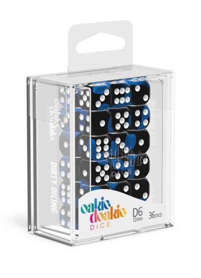 Oakie Doakie Dice W6 Würfel 12 mm Glow in the Dark - Deep Ocean (36)