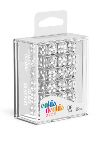 Oakie Doakie Dice W6 Würfel 12 mm Translucent - Klar (36)