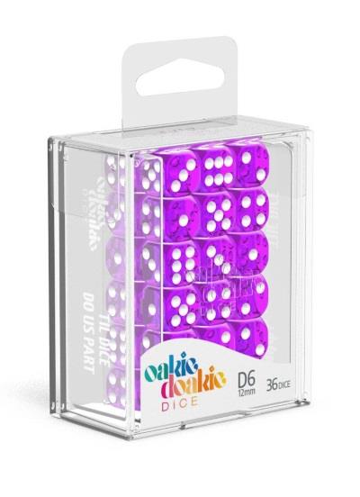 Oakie Doakie Dice W6 Würfel 12 mm Translucent - Lila (36)