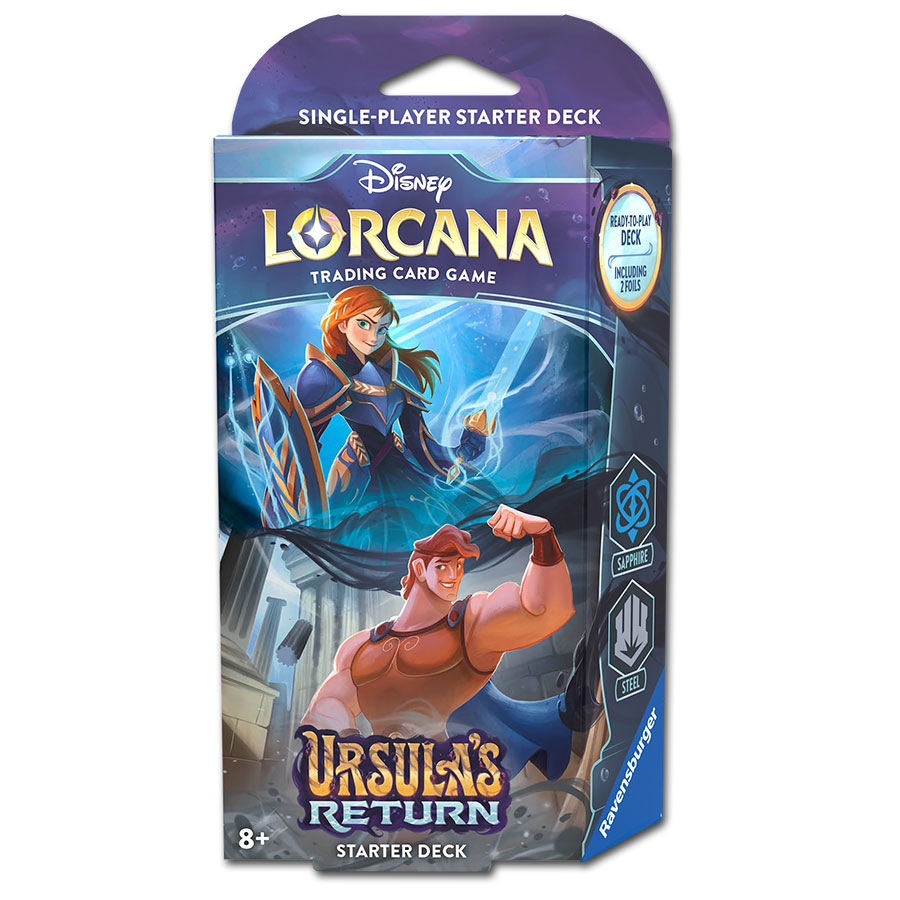 Disney Lorcana: Ursula's Return Starter Deck - Sapphire/Steel (ENG)