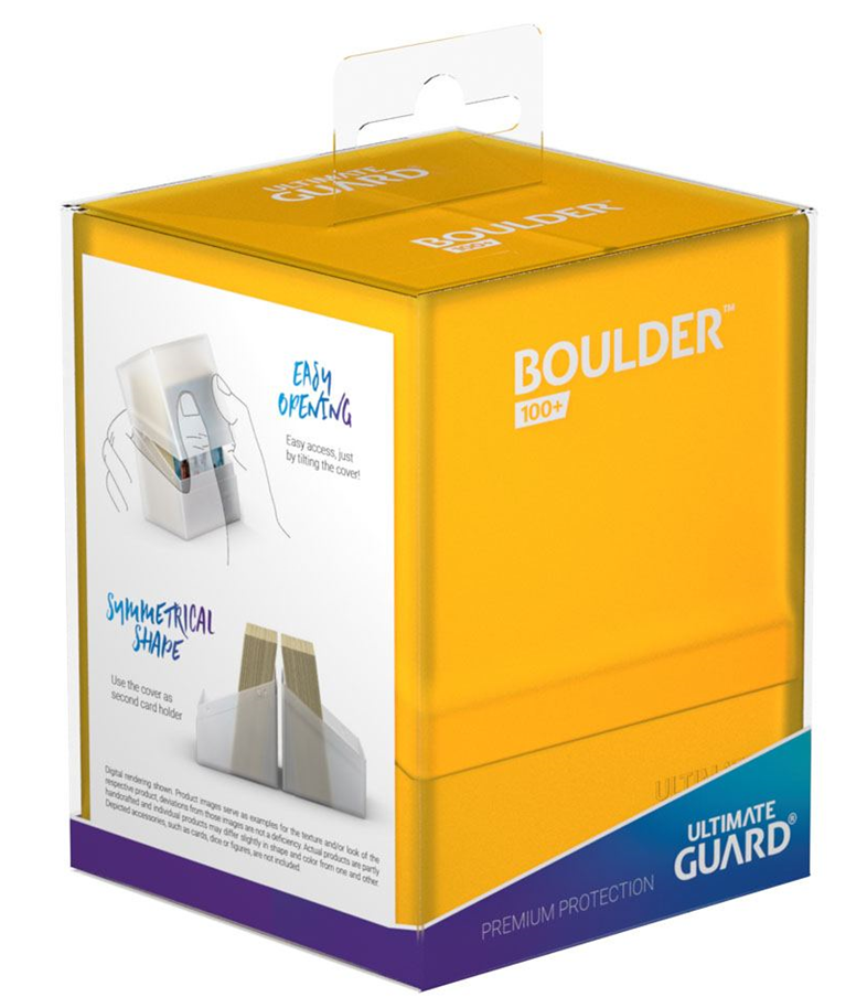 Ultimate Guard Boulder Deck Case 100+ Gelb / Bernstein