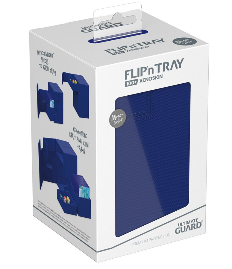 Ultimate Guard Flip'n'Tray Xenoskin Deck Case 100+ Blue