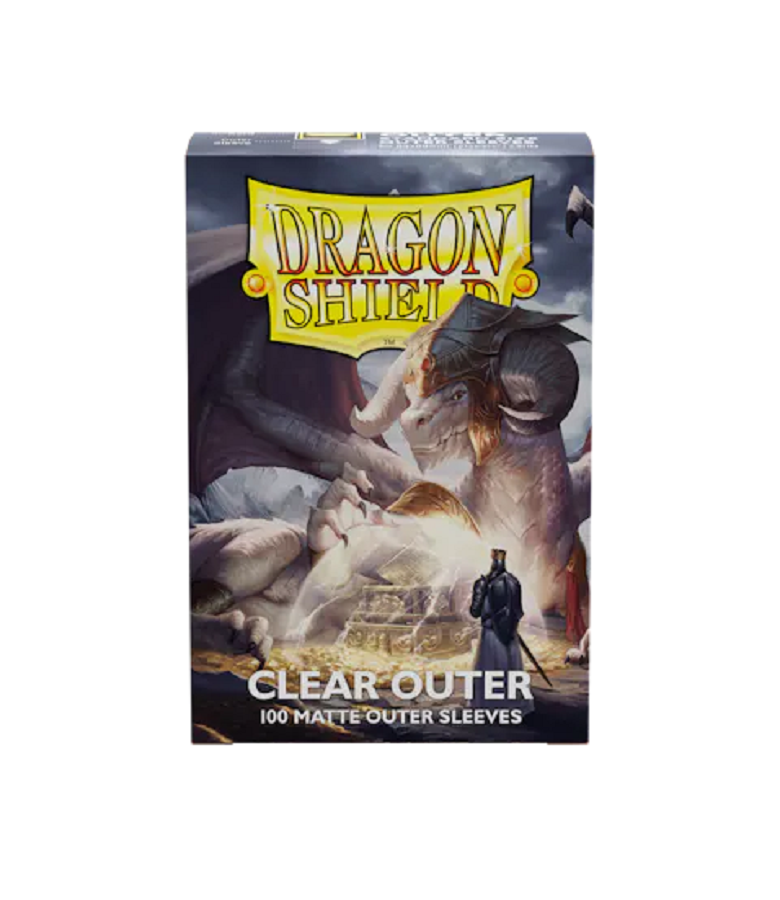 Dragon Shield STANDARD Size Outer Sleeves - Matte Clear (100)