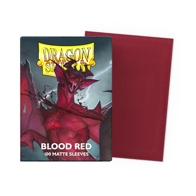 Dragon Shield Matte Sleeves Blood Red (100)